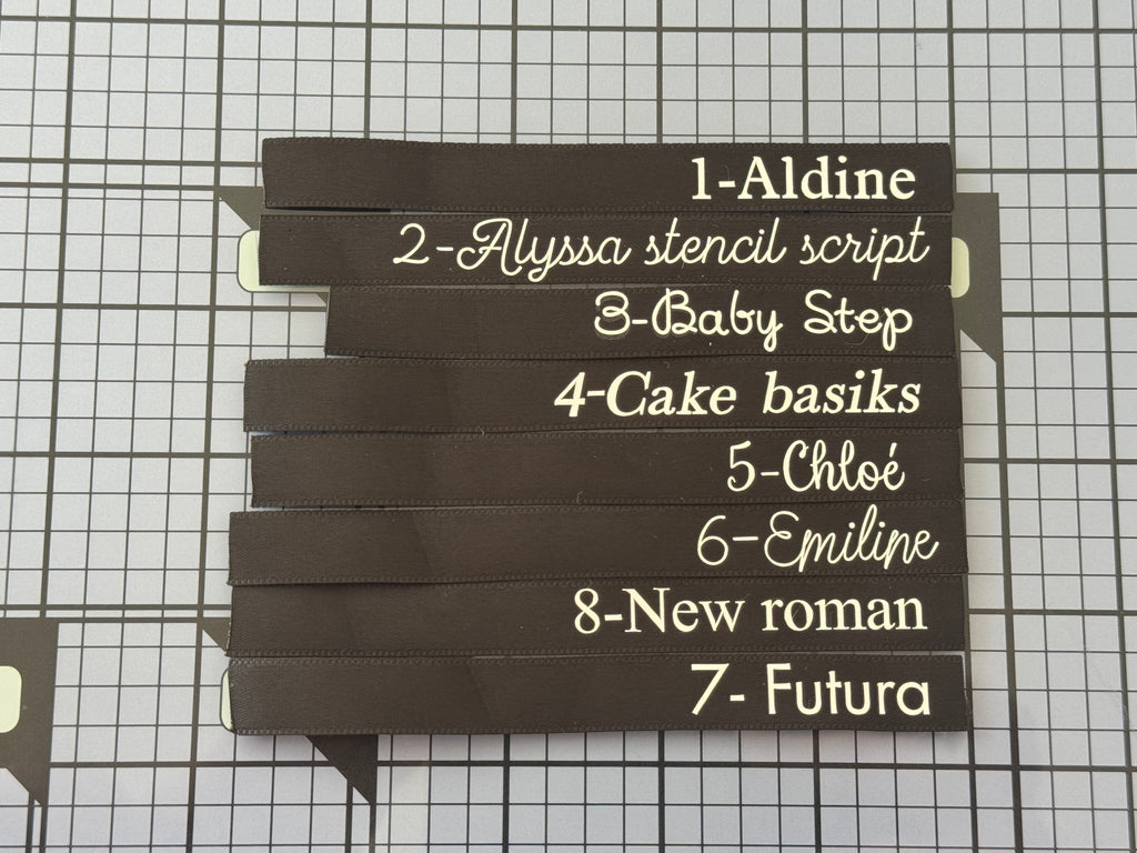 Ruban personnalisé pour verre à pied – Mariage, Baptême & Anniversaire